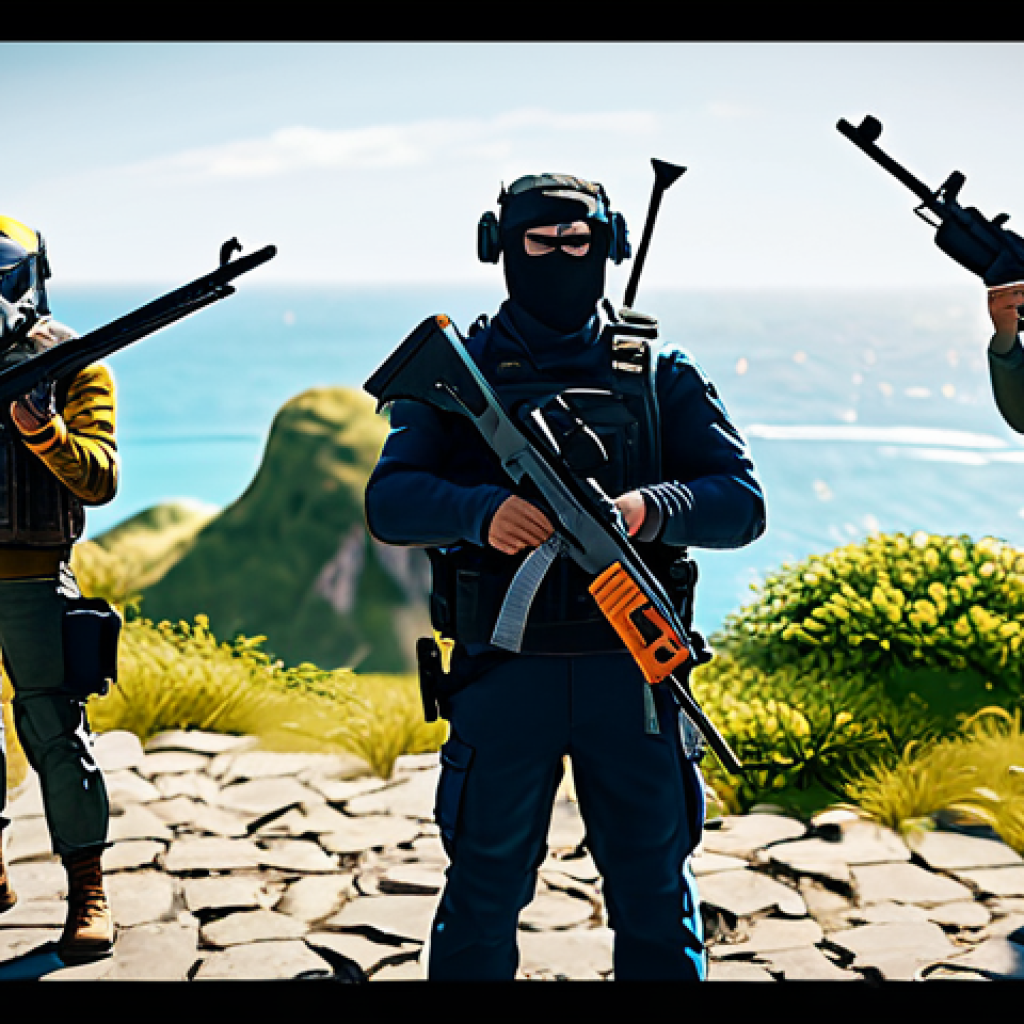 The Arsenal Re-Balanced**

A montage showcasing various weapons (rifles, SMGs, melee weapons) arranged in a balanced scale. Some weapons have a downward arrow indicating a nerf, while others have an upward arrow indicating a buff. The background is a blurred Lumia Island combat zone. "Safe for work," "appropriate content," "fully clothed" characters dueling in the background, perfect anatomy, natural proportions, professional gaming scene, high quality.

**