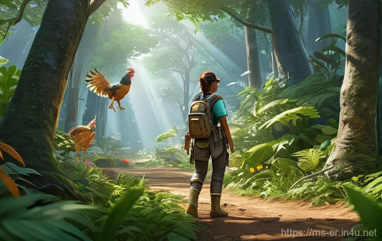 이터널리턴 신규 유저 리뷰 - **Prompt 1: New Player's First Choice**
    "A wide-angle shot of a new player, a young adult (fully...