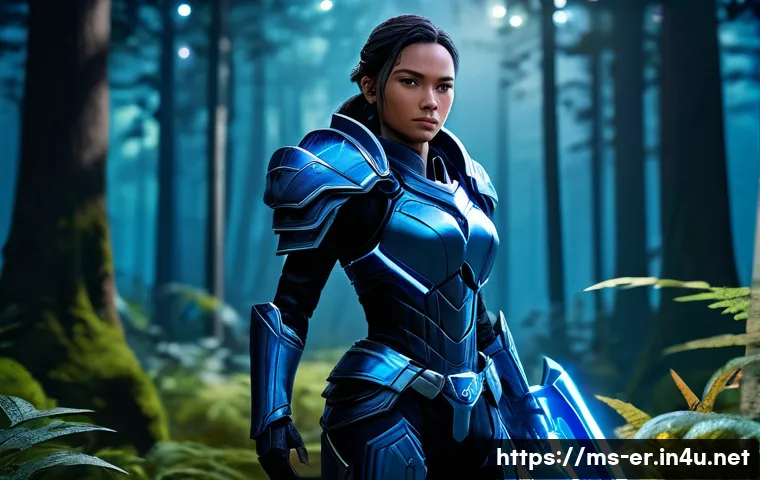 이터널리턴 스킨 티어 정리 - A heroic female character from the game Eternal Return wearing an elegant Epic-tier skin with detail...