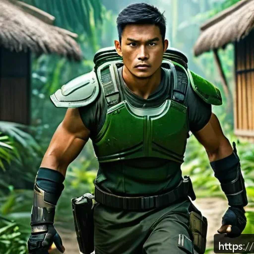 이터널리턴 캐릭터별 장단점 - A dynamic close-combat character with high mobility, depicted wearing sleek, tactical armor suitable...