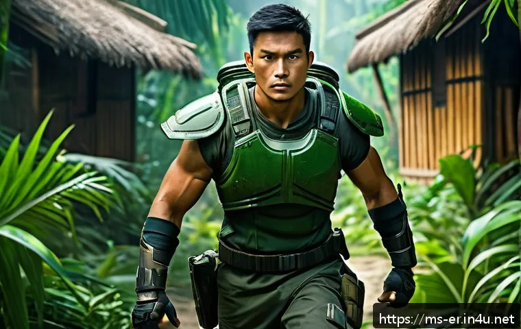 이터널리턴 캐릭터별 장단점 - A dynamic close-combat character with high mobility, depicted wearing sleek, tactical armor suitable...